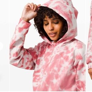 lululemon All‎ Yours Hoodie Tie Dye *Fleece Marmoleado Brier Rose